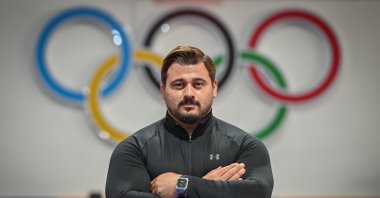 Turkish national wrestler Rıza Kayaalp speaks to an Anadolu Agency (AA) correspondent as he prepares for the 2026 World Wrestling Championships, Istanbul, Türkiye, Sept. 27, 2026. (AA Photo)