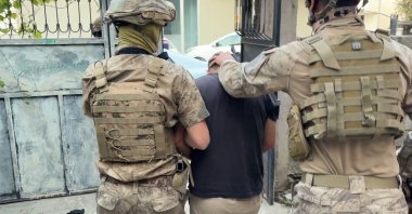 Turkish security forces detain foreign nationals during an operation targeting the Daesh terrorist group, Adıyaman, Türkiye, Sept. 28, 2026. (IHA Photo)