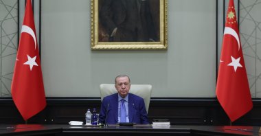 President Recep Tayyip Erdoğan chairs a Cabinet meeting in Ankara, Sept. 28, 2026. (Presidency Handout via AA)