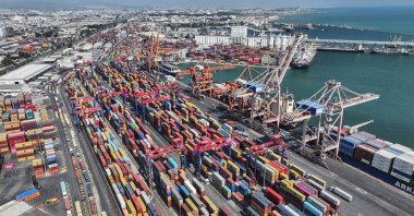 A view of a port in Mersin, southern Türkiye, Sept. 24, 2026. (AA Photo)