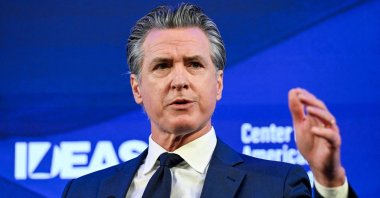 California Governor Gavin Newsom speaks at the Center for American Progress (CAP) IDEAS Conference at The Mayflower Hotel in Washington, D.C., U.S., May 19, 2026. (Reuters File Photo)