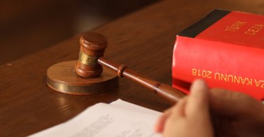 A judge's gavel is seen in a court, Türkiye, Feb. 20, 2024. (Shutterstock Photo)