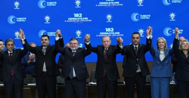President Recep Tayyip Erdoğan attends the ruling Justice and Development Party’s (AK Party) expanded provincial chairs meeting, Ankara, Türkiye, Sept. 29, 2026. (IHA Photo)