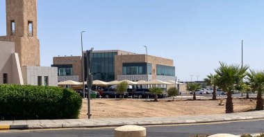 This photograph shows part of Prince Sultan bin Abdulaziz Airport in Tabuk, Saudi Arabia, Sept. 30, 2026. (AFP Photo)