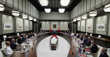 President Recep Tayyip Erdoğan chairs the National Security Council (MGK) meeting in Ankara, Sept. 30, 2026. (AA Photo)