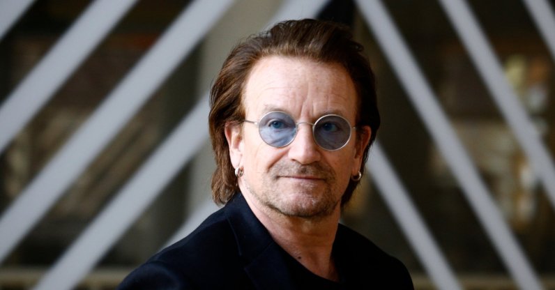 Bono, U2 singer and co-founder of the "ONE" Campaign, attends an event at the European Council headquarters, Brussels, Belgium, Oct. 10, 2018. (Shutterstock Photo)