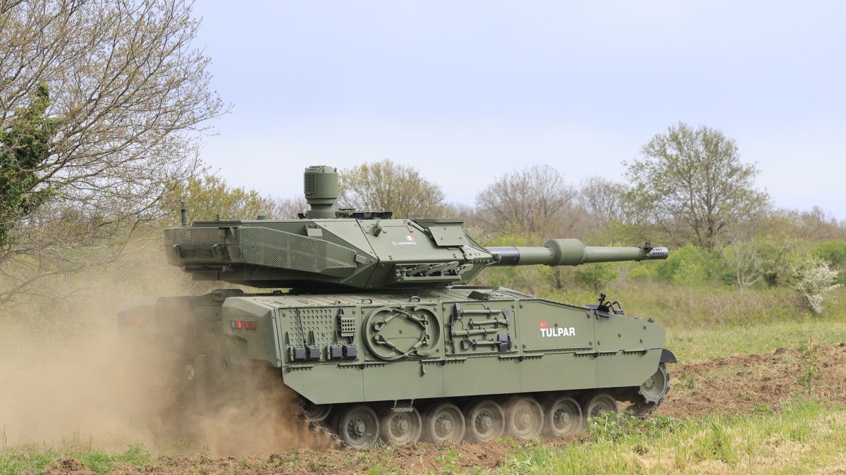 A Tulpar armored vehicle, produced in cooperation with the Turkish military and transport vehicle manufacturer Otokar and Italy's Leonardo, is seen at an undisclosed location in this photo, released on Sept. 18, 2026. (AA Photo)
