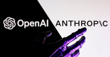 The logos of OpenAI and Anthropic are seen in this illustration taken on June 11, 2026. (Reuters Photo)