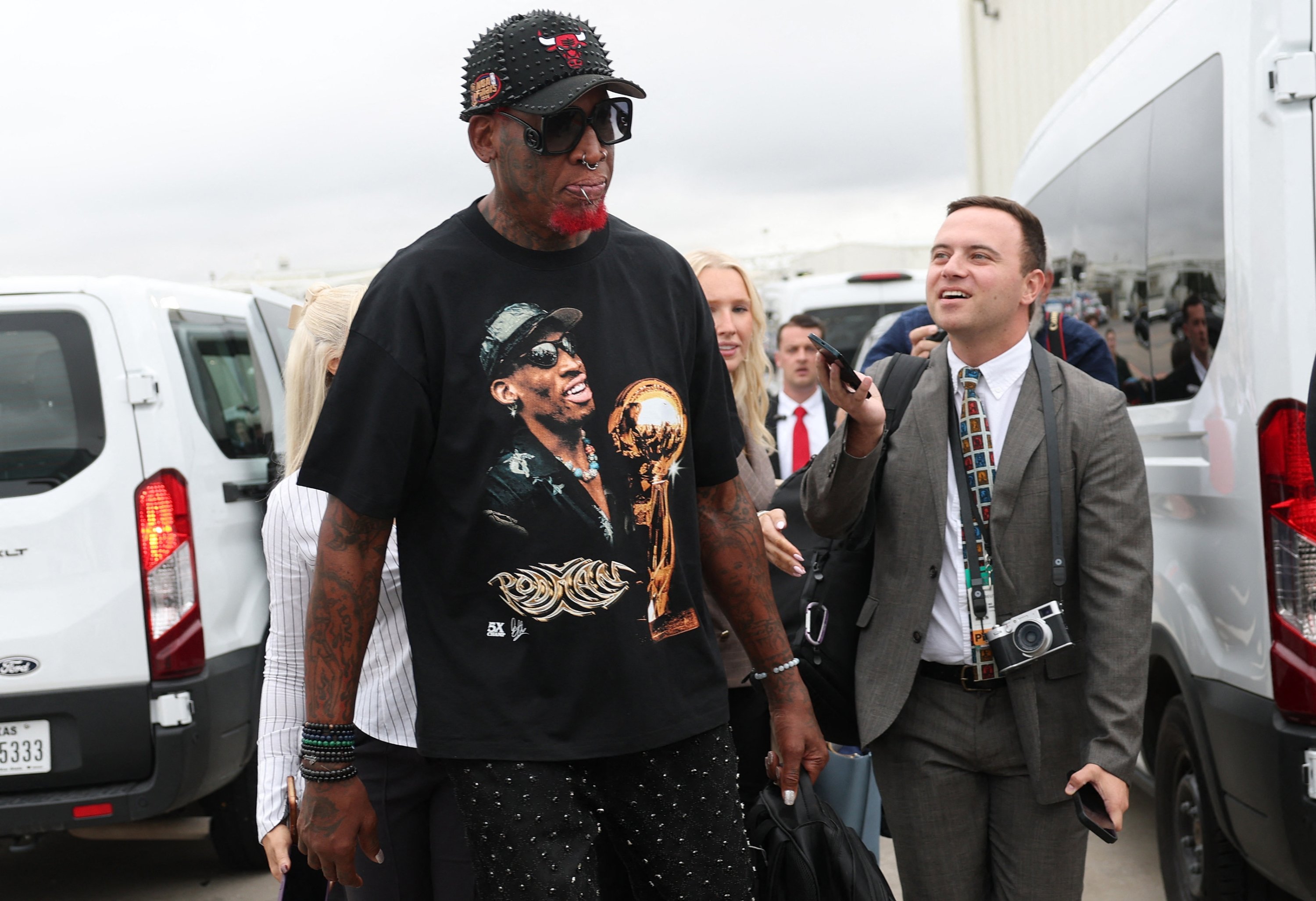 Dennis Rodman joins Trump as president seeks new Kim meeting
