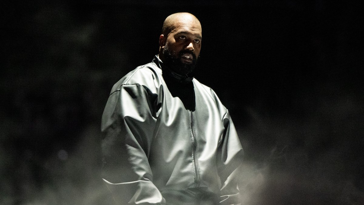 Rapper Kanye West performs onstage during the "Vultures 1" playback concert during Rolling Loud 2024 the at Hollywood Park Grounds, Inglewood, California, U.S., March 14, 2024. (Getty Images Photo)