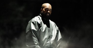 Rapper Kanye West performs onstage during the "Vultures 1" playback concert during Rolling Loud 2024, Inglewood, California, U.S., March 14, 2024. (Getty Images Photo)