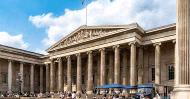 The façade of the British Museum, London, U.K., Aug. 19, 2025. (Shutterstock Photo)