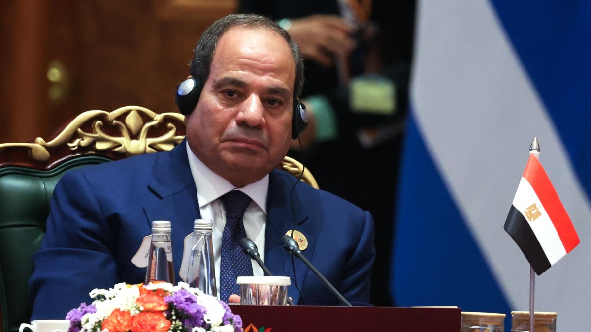 Egypt's President Abdel Fattah al-Sisi attends the 18th BRICS Summit, New Delhi, India, Sept. 13, 2026. (AFP Photo)