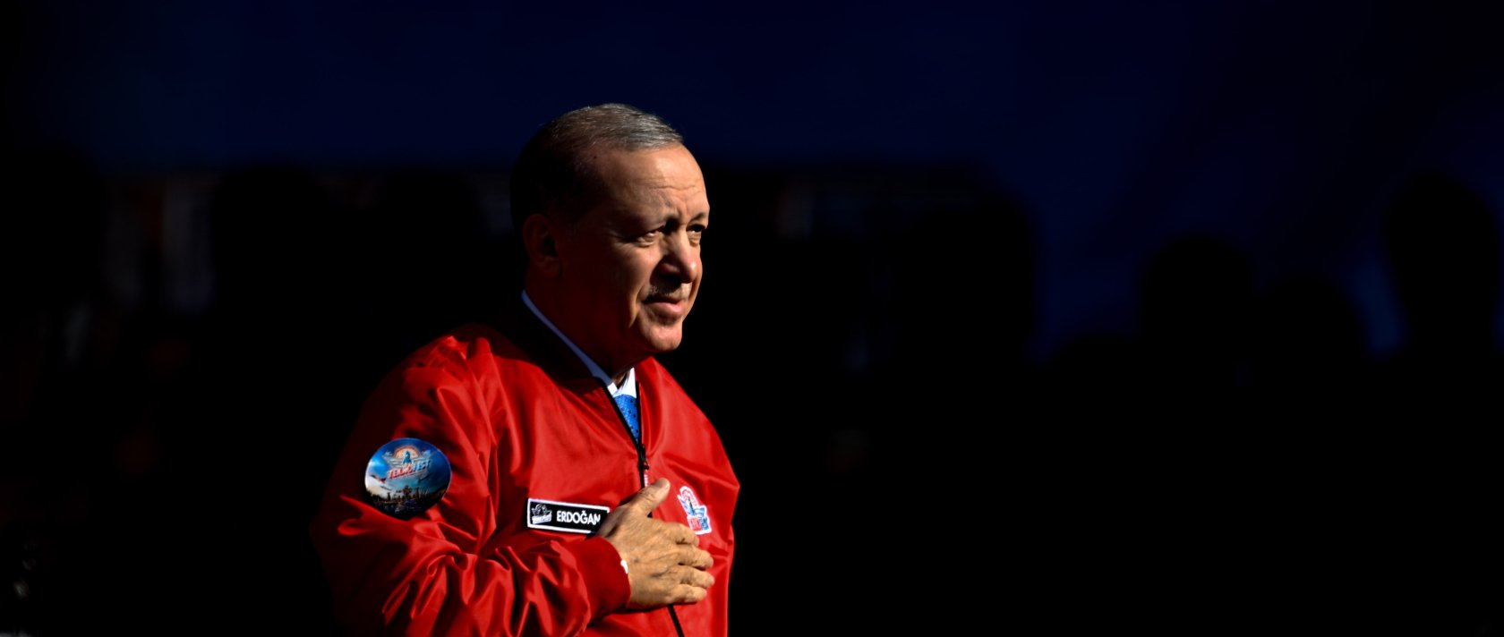 President Recep Tayyip Erdoğan arrives at TEKNOFEST Southeast at Şanlıurfa GAP Airport, Şanlıurfa, Türkiye, Oct. 3, 2026. (AA Photo)