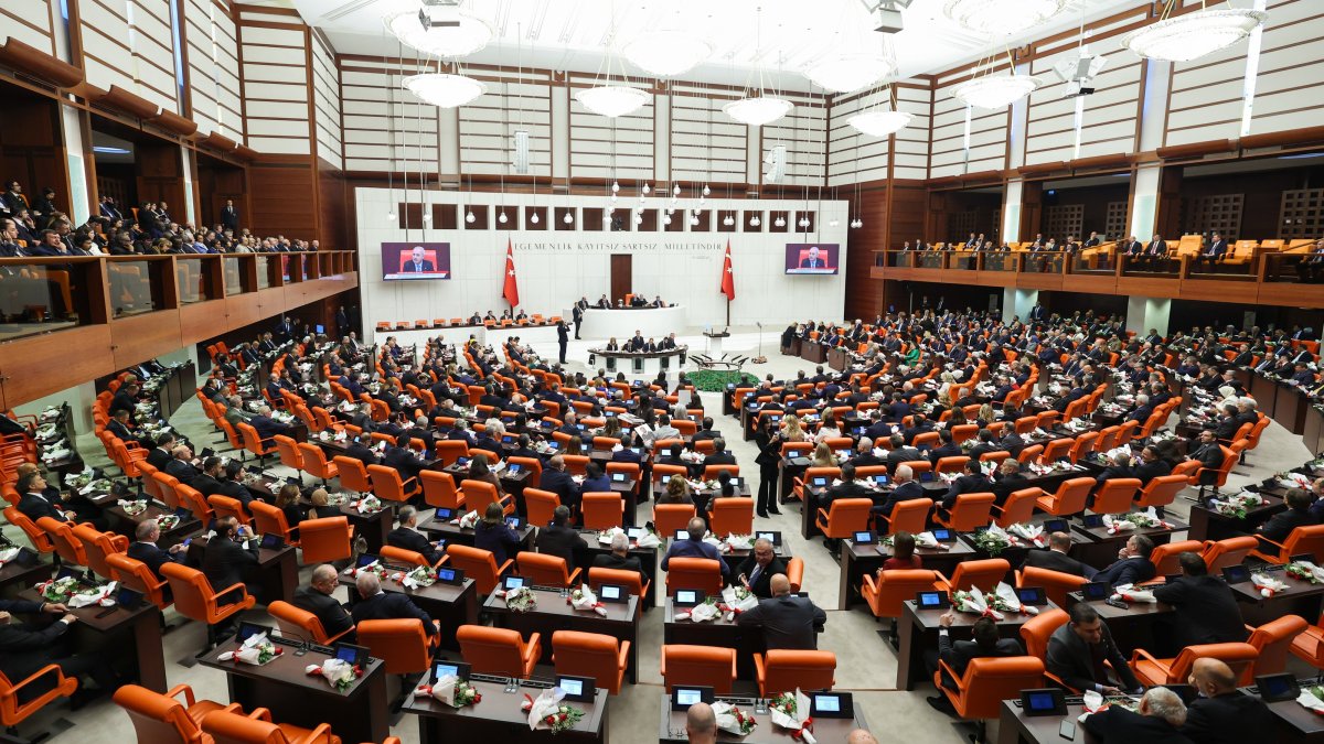 Parliament convenes to mark the opening of the fifth legislative year of the 28th term, Ankara, Türkiye, Oct. 1, 2026. (AA Photo)