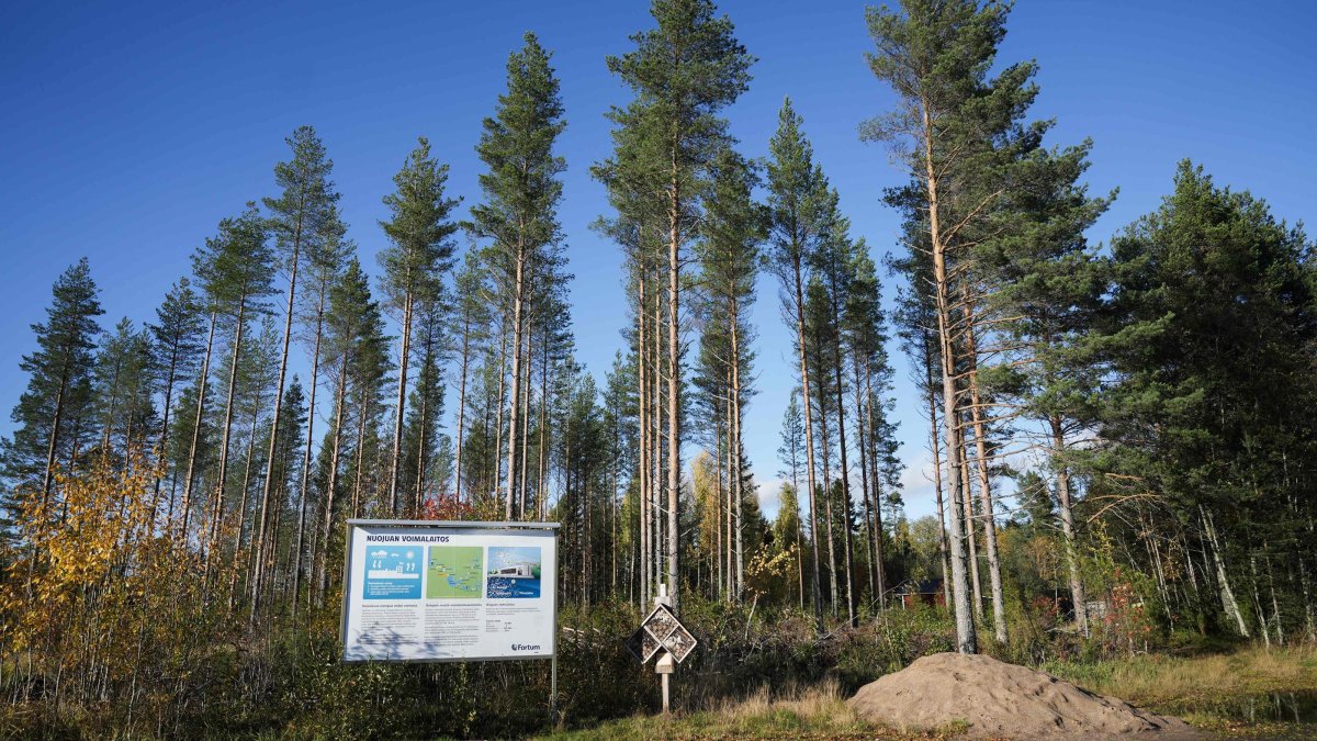 The site earmarked for Google's new data center is seen in Vaala, Finland, Sept. 29, 2026. (AFP Photo)