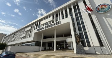 Exterior of the Mezitli municipality building, Mersin, southern Türkiye, Oct. 1, 2026. (AA Photo)