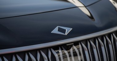 A logo of Turkish EV maker Togg is seen, Stuttgart, Germany, Oct. 4, 2026. (AA Photo)