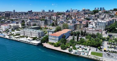 A general view of the sea and the Beşiktaş district, Istanbul, Türkiye, Sept. 20, 2026. (AA Photo)