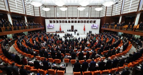 A view of Parliament in session, Ankara, Türkiye, Oct. 1, 2026. (AA Photo)