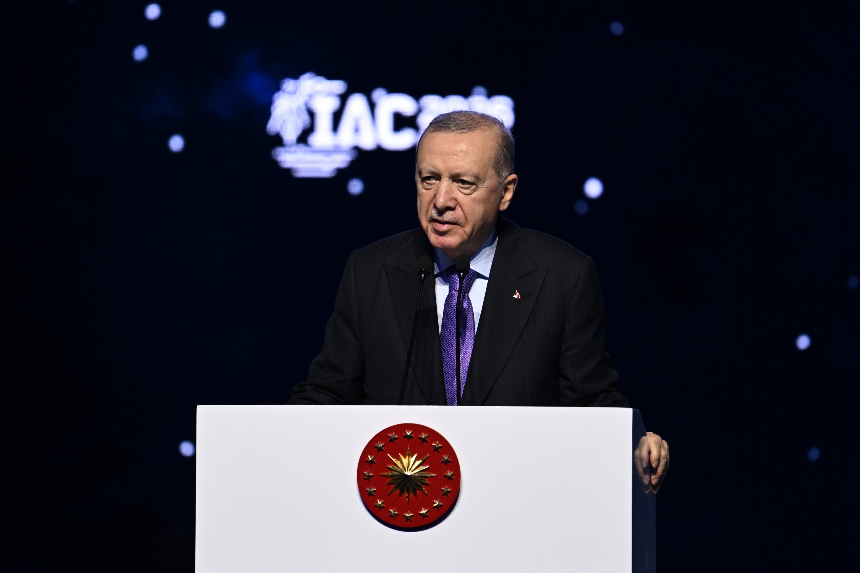 Erdoğan says Türkiye won’t be left behind in space race