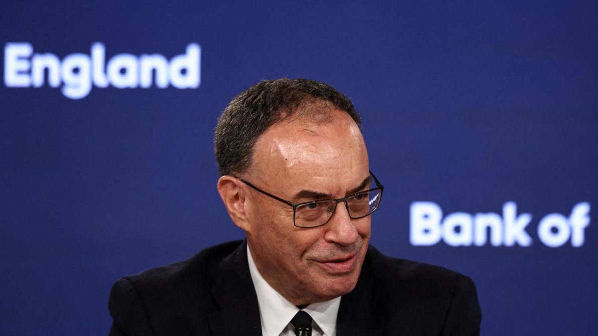 Bank of England (BoE) Governor Andrew Bailey speaks during the Monetary Policy Report press conference, London, U.K., July 30, 2026. (Reuters Photo)