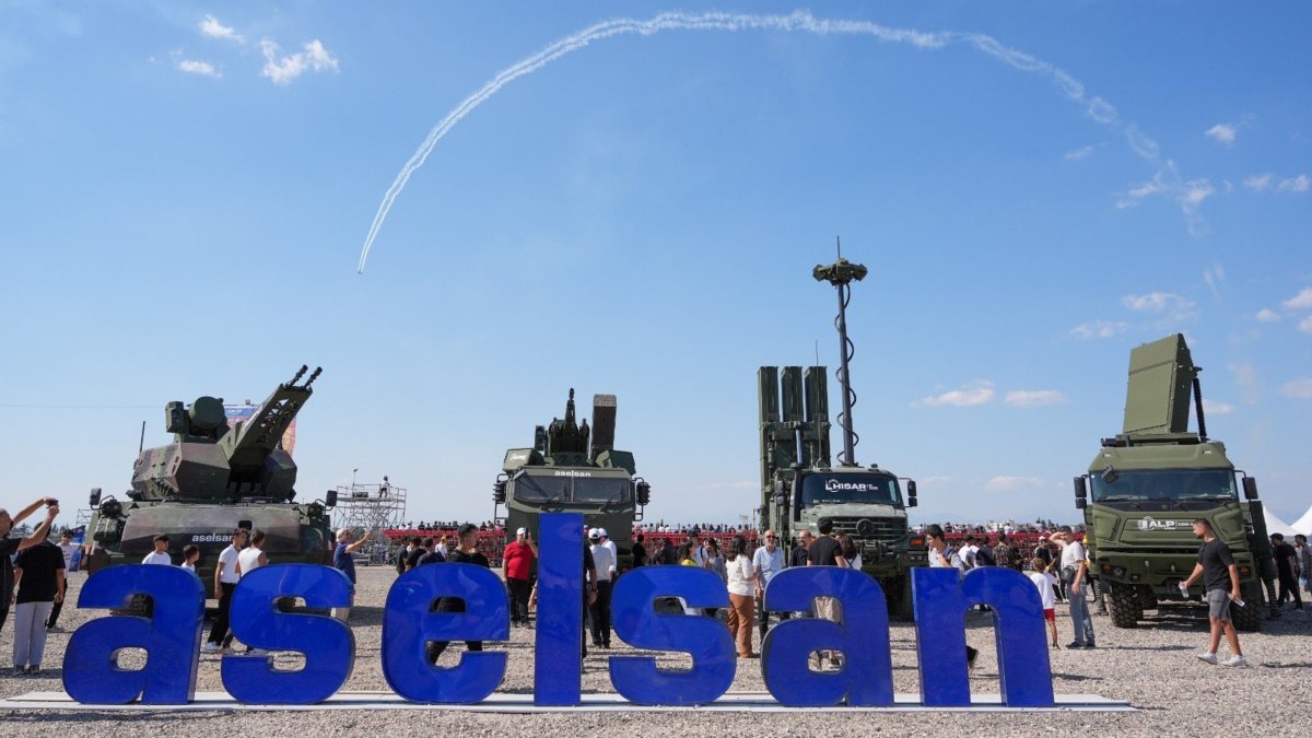 This undated photo shows platforms and systems produced by Aselsan at an unspecified location. (AA Photo)