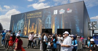 At Teknofest Southeast, the Göbeklitepe Experience Area takes visitors on a 12,000-year journey through the history and legacy of one of humanity’s oldest monumental sites, Şanlıurfa, Türkiye, Oct. 1, 2026. (AA Photo)