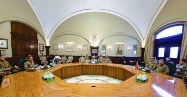 Chief of General Staff Selçuk Bayraktaroğlu attended a meeting held under the Mecca Joint Defense Agreement, Riyadh, Saudi Arabia, Sept. 25, 2026. (DHA PHoto)