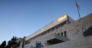 A view of the British Consulate, a day after Israeli Foreign Minister Gideon Saar said he would close it in response to trade sanctions imposed by British Prime Minister Andy Burnham against Israeli settlements in the occupied West Bank, in East Jerusalem, Sept. 9, 2026. (Reuters Photo)