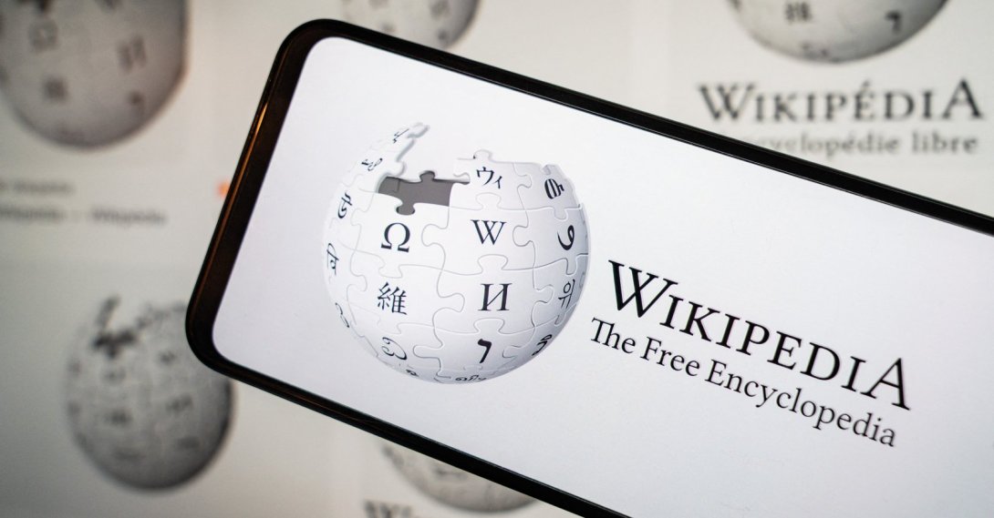 Illustration shows the Wikipedia logo, France, March 13, 2025. (AFP File Photo)
