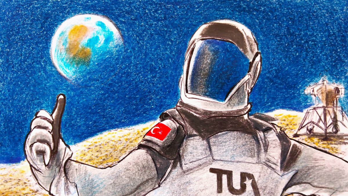 "For Türkiye, the Artemis Accords must not be treated as the end of a diplomatic process, but as an entry point into rule-making." (Illustration by Erhan Yalvaç)