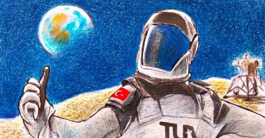 "For Türkiye, the Artemis Accords must not be treated as the end of a diplomatic process, but as an entry point into rule-making." (Illustration by Erhan Yalvaç)