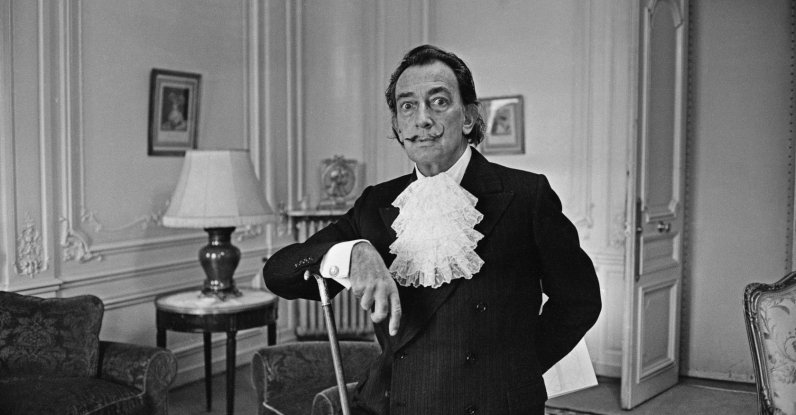 Spanish surrealist painter Salvador Dali, Dec. 29, 1964. (Getty Images Photo)