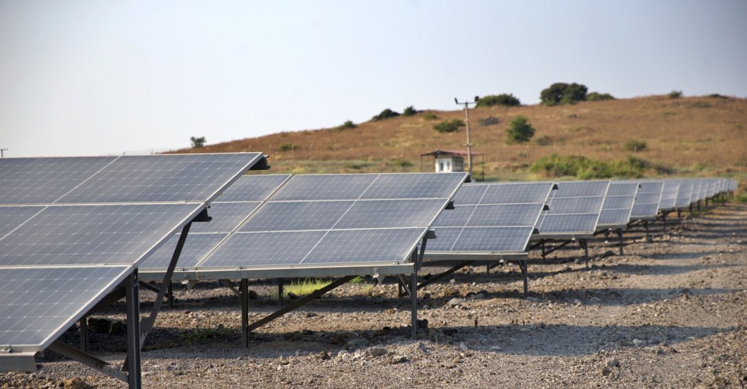 Solar panels are seen in Osmaniye province, southern Türkiye, Aug. 25, 2026. (AA Photo)