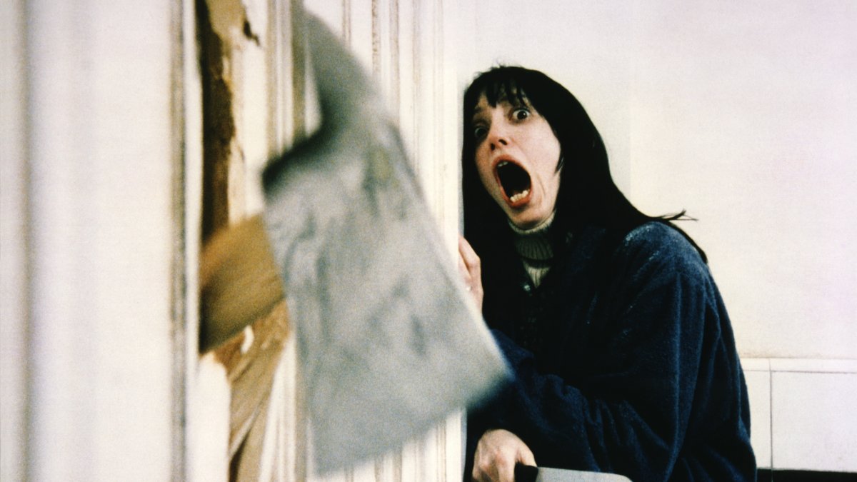 Actor Shelley Duvall on a scene from the movie "The Shining." (Getty Images Photo)