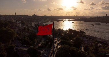 An aerial view of the Bosporus, Istanbul, Türkiye, June 21, 2024. (Reuters Photo)