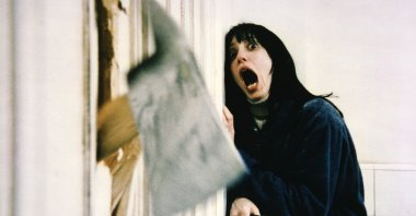 Actor Shelley Duvall on a scene from the movie "The Shining." (Getty Images Photo)
