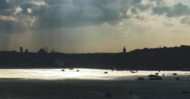 Cloudy weather from the 15 July Martyrs Bridge, Istanbul, Türkiye, Oct. 1, 2026. (AA Photo)