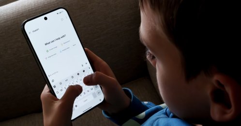A child using ChatGPT on a smartphone, Stafford, U.K., June 24, 2025. (Shutterstock Photo)