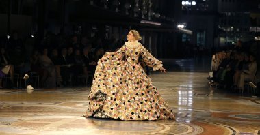 Gigi Hadid walks the runway during Vogue World: Milano 2026 at Galleria Vittorio Emanuele II, Milan, Italy, Sept. 22, 2026. (Getty Images Photo)