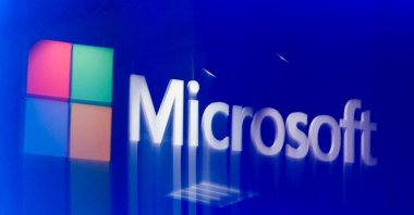 The logo of Microsoft at the 10th edition of the VivaTech technology startups and innovation fair in Paris, France, June 18, 2026. (Reuters File Photo)