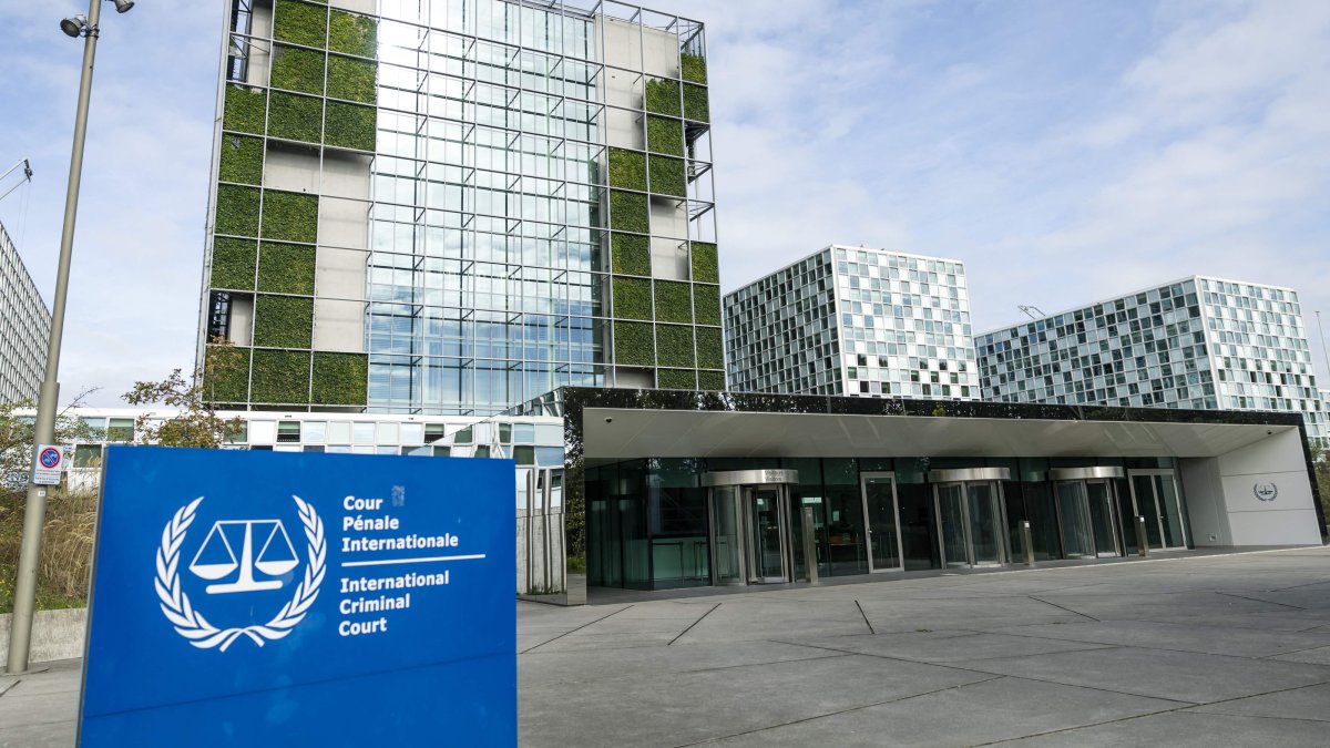 A view of the International Criminal Court (ICC) in The Hague, Sept. 23, 2026. (AFP Photo)