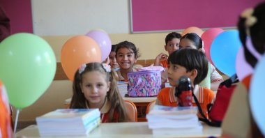 Students return to classrooms as the 2026-2027 academic year begins, Hatay, Türkiye, Sept. 14, 2026. (AA Photo)