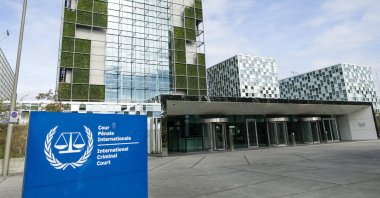 A view of the International Criminal Court (ICC) in The Hague, Sept. 23, 2026. (AFP Photo)