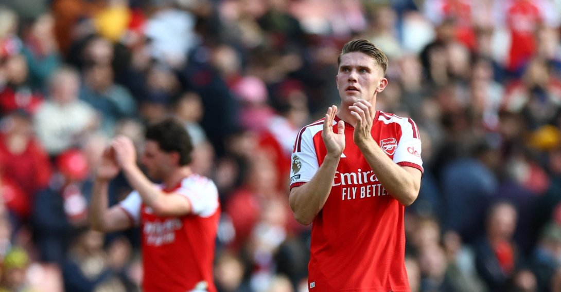 Arsenal's Viktor Gyokeres celebrates after the Premier League match between Arsenal and Leeds United at Emirates Stadium, London, U.K., Oct. 10, 2026. (Reuters Photo)