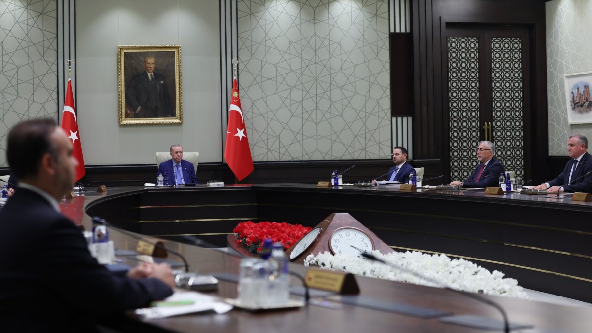 A view of a Cabinet meeting, Ankara, Türkiye, Sept. 28, 2026. (İHA Photo)