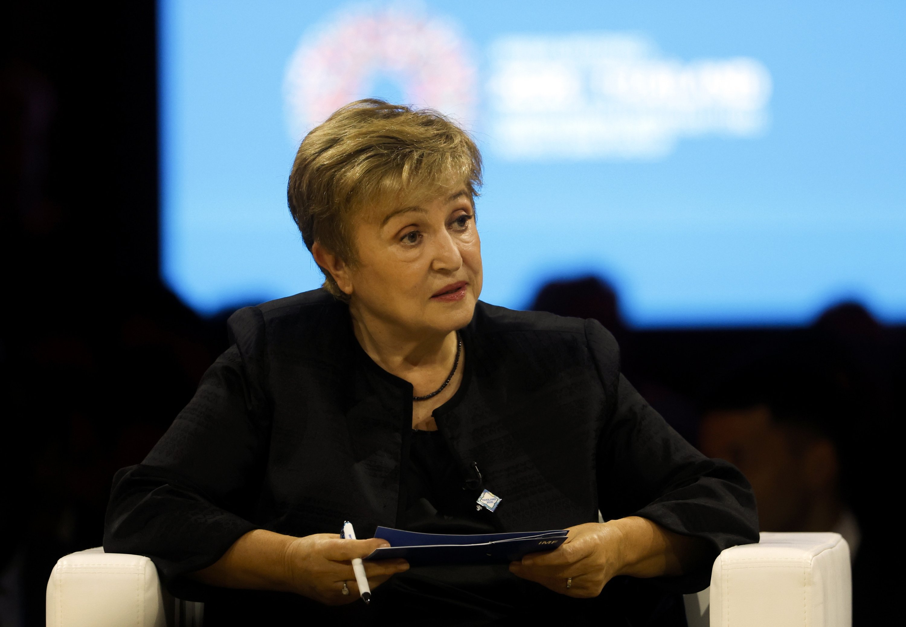 AI ‘slow-moving tsunami’ but holds global growth, IMF chief says