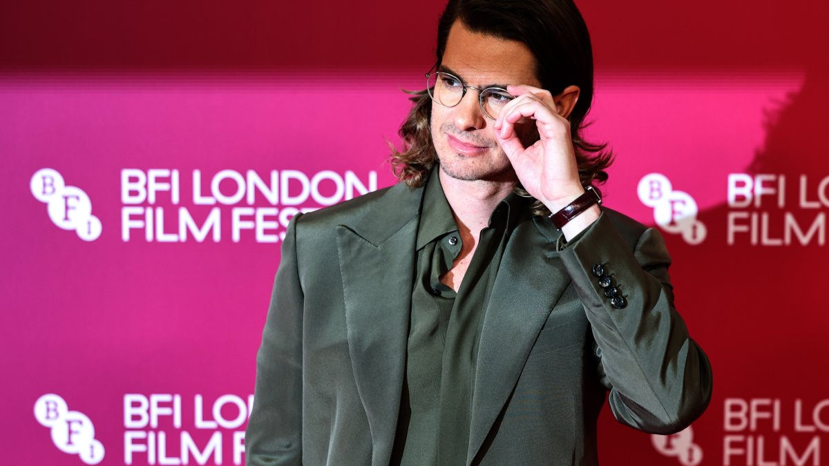 British actor Andrew Garfield attends the screening of “Artificial” at the BFI London Film Festival 2026, London, Britain, Oct. 11, 2026. (EPA Photo)