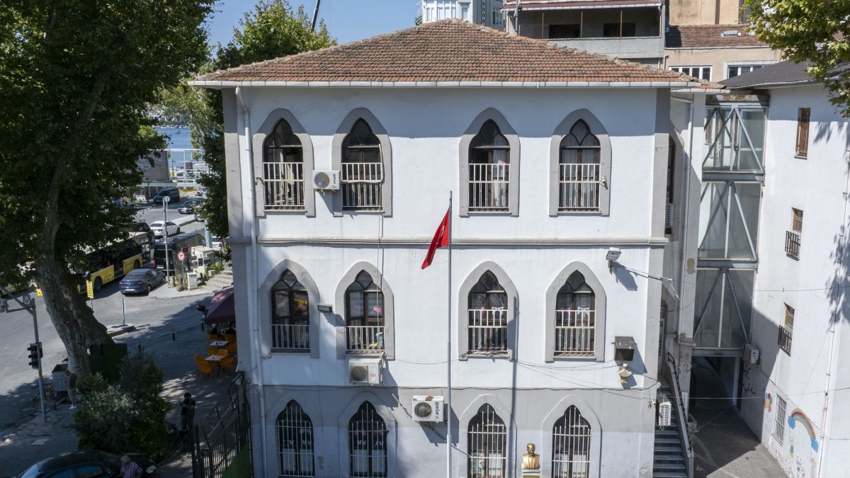 The historic Cezayirli Gazi Hasanpaşa Primary School, which was an Ottoman naval headquarters, Istanbul, Türkiye, Aug. 4, 2026. (AA Photo)
